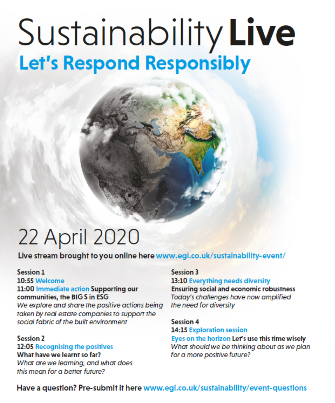 Paul Williams speaking at EG's Sustainability Live image