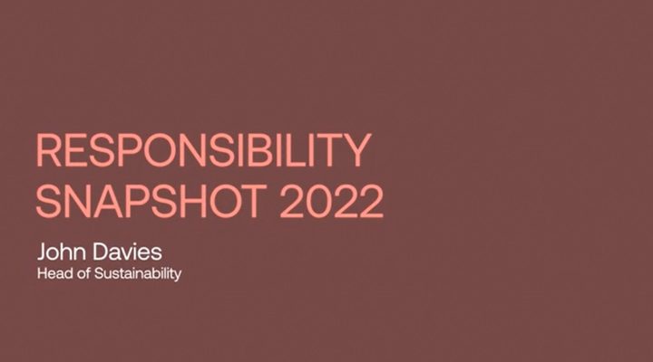 Responsibility Snapshot 2022