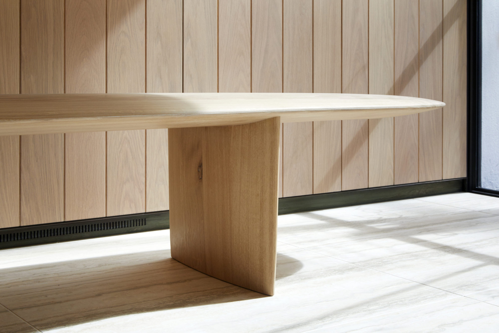 Ian McChesney bench at Savile Row wins Production category in Wood Awards 2019