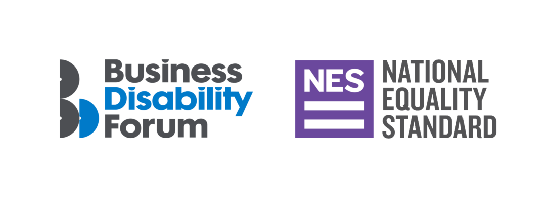 Business Disability Forum & National Equality Standard (logos)